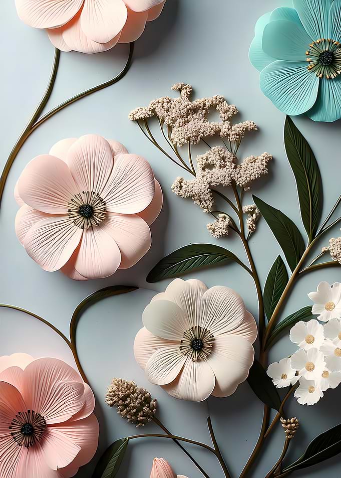Paper Flower Arrangement