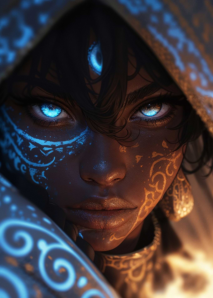 Mystical Woman Portrait