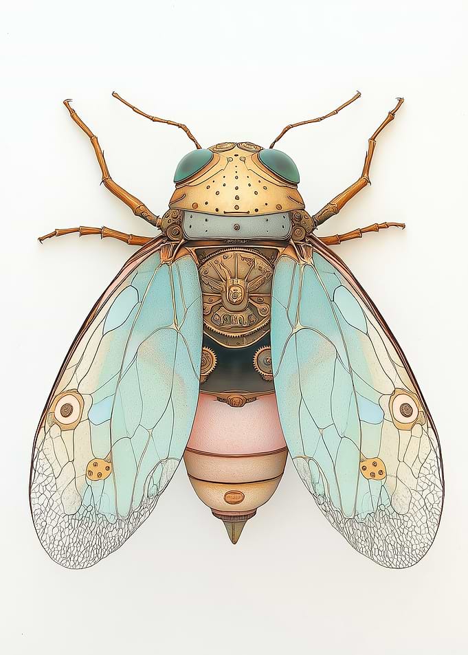 Steampunk Cicada