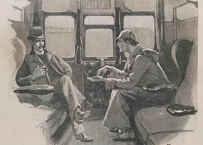 Sherlock Holmes Train Scene