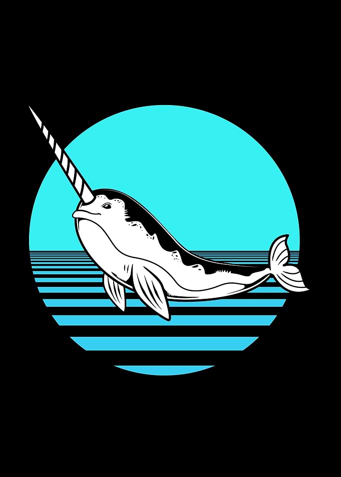 Retro Narwhal