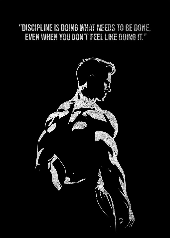 Discipline Motivation Poster