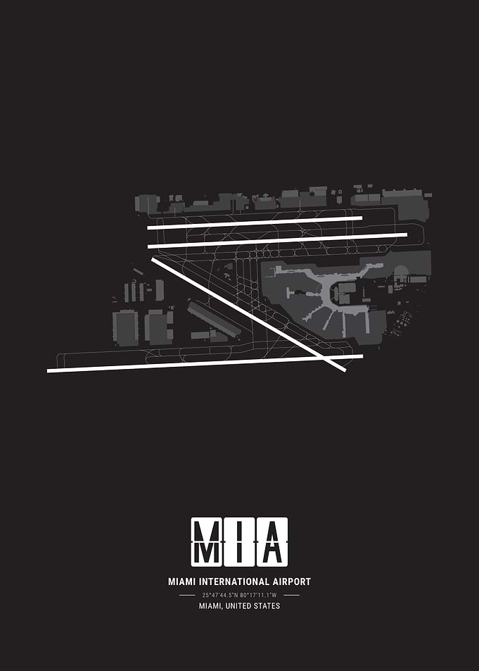 Miami Airport Map