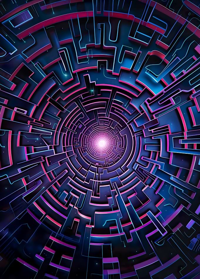 Cyberpunk Tunnel