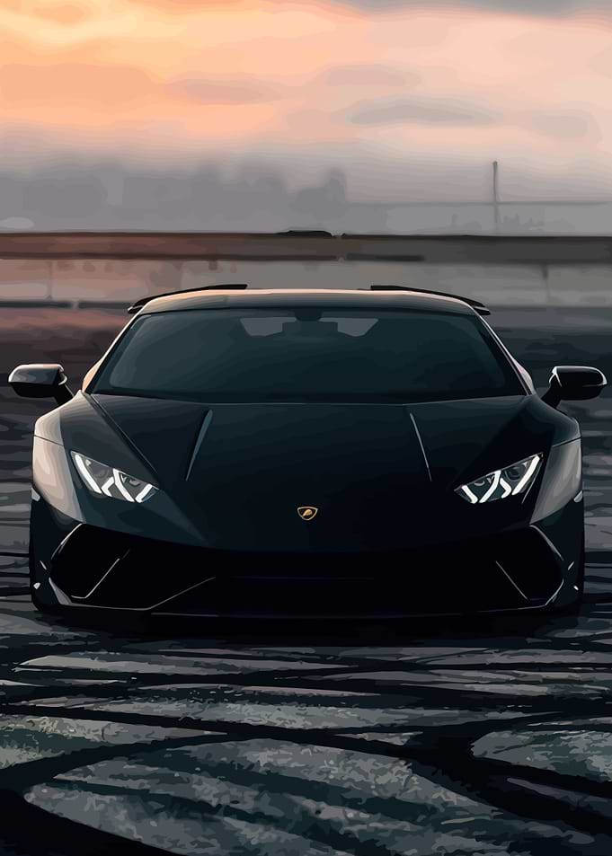 Black Lamborghini