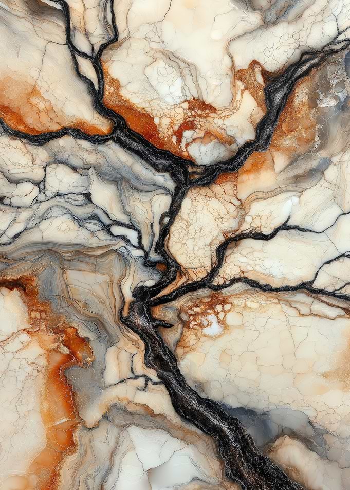 Abstract Marble Art
