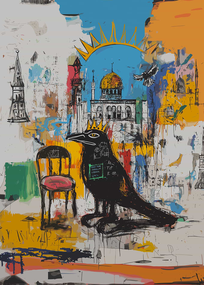 Original Crow with Golden Dome and Spire