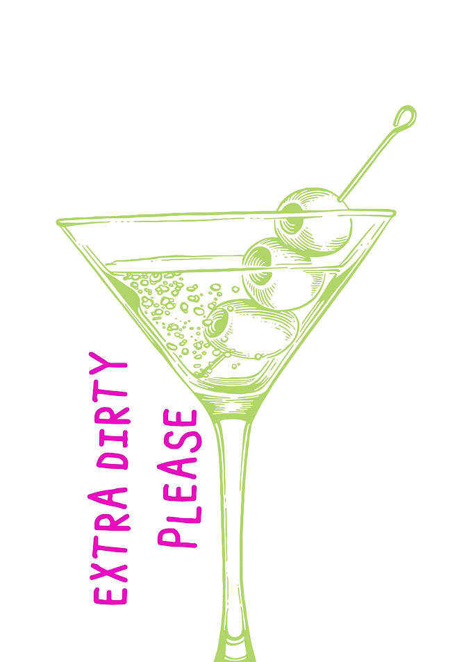 Martini with Olives