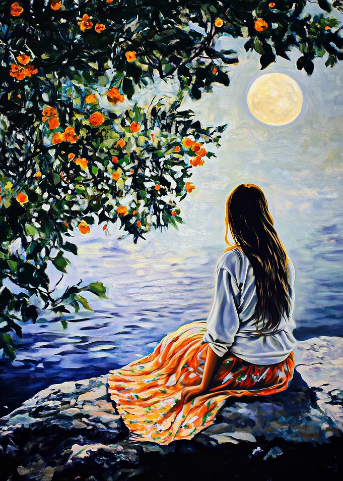 Woman by the Lake