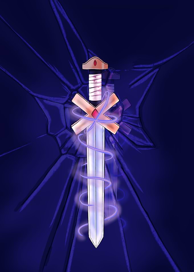 Magical Sword in Shattered Glass