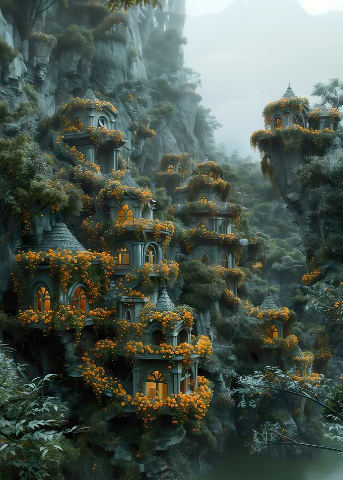 Enchanted Cliffside Village