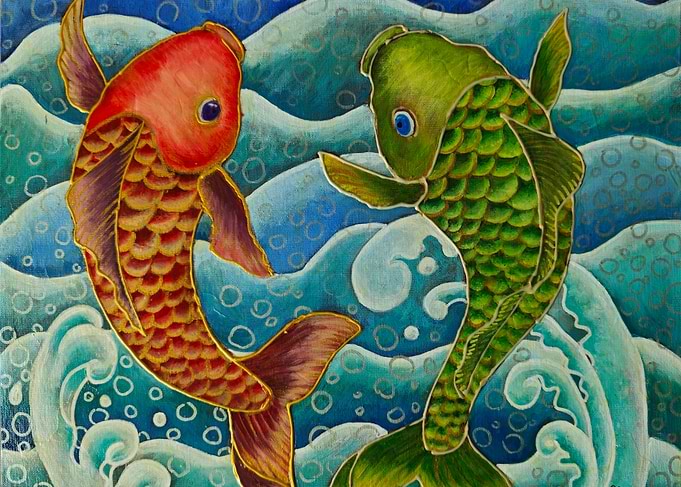Koi Fish Painting