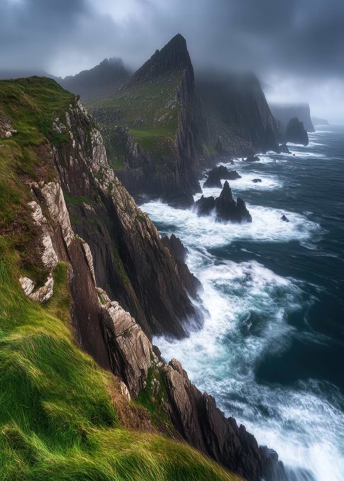 Dramatic Coastal Cliffs