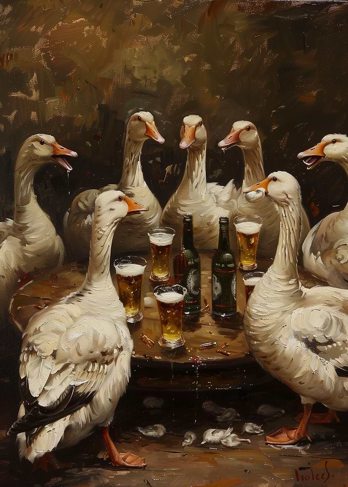 Gooses Beer Toast