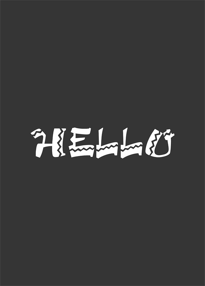 Hello Word Art