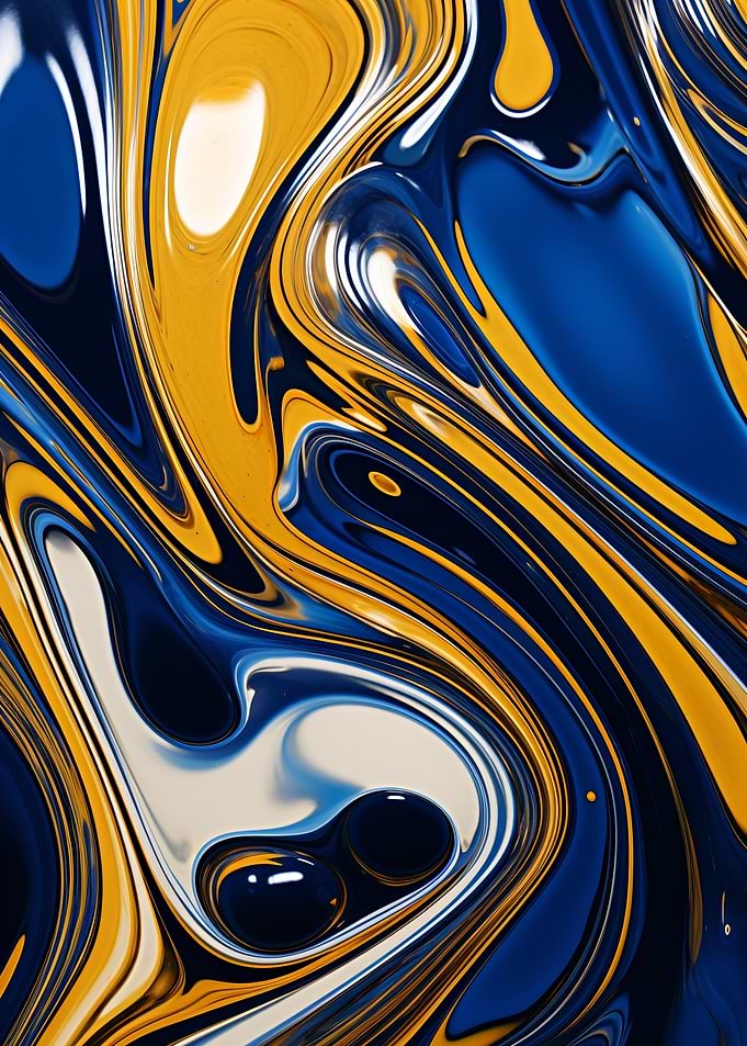 Abstract Swirling Colors