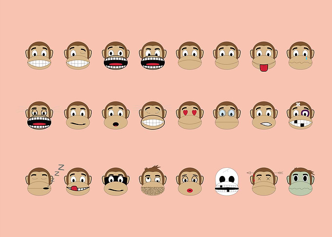 Monkey Emojis