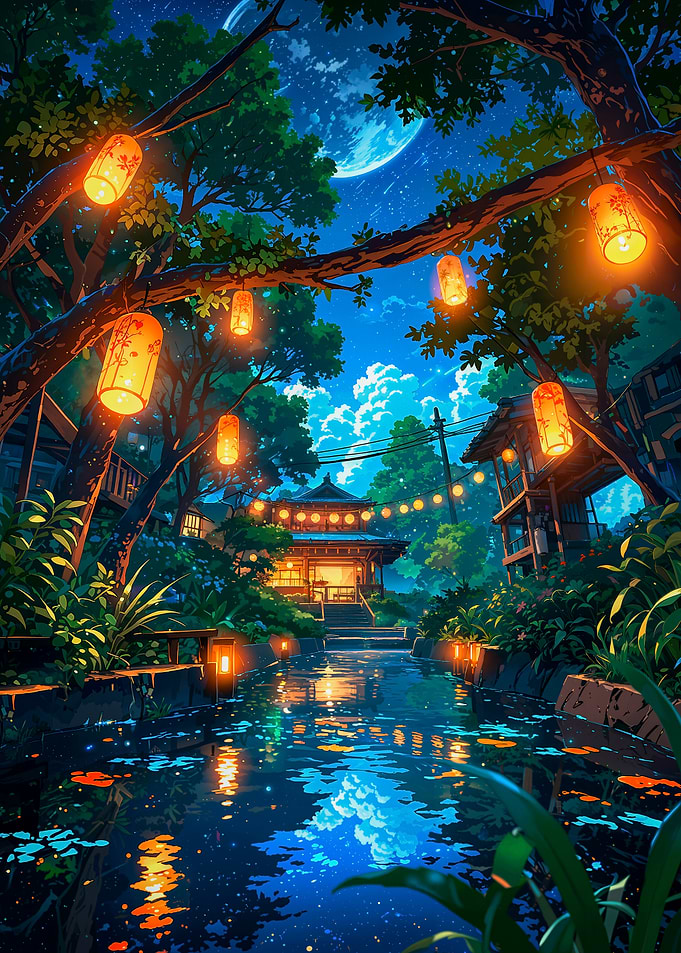 Japanese Garden Night