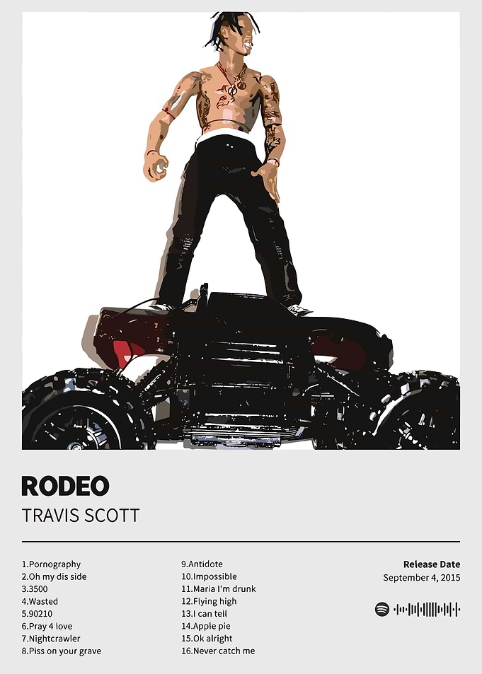 Travis Scott Rodeo Album Cover