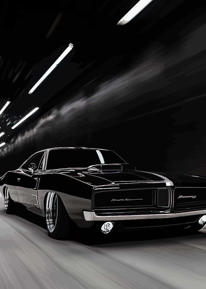 Black Dodge Charger