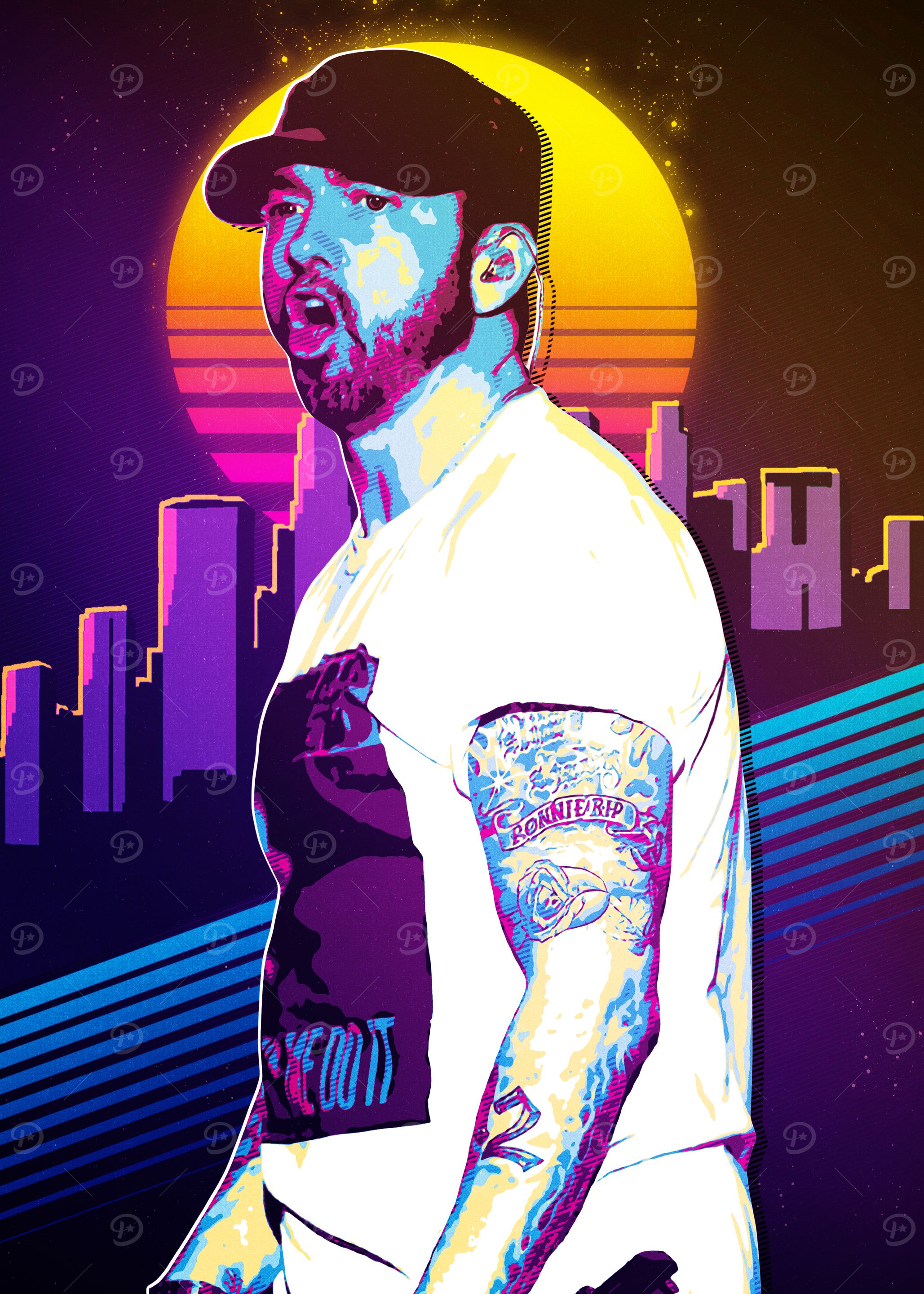Eminem Retro Art