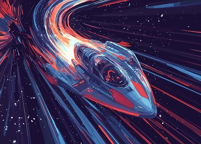 Spaceship in Hyperspace