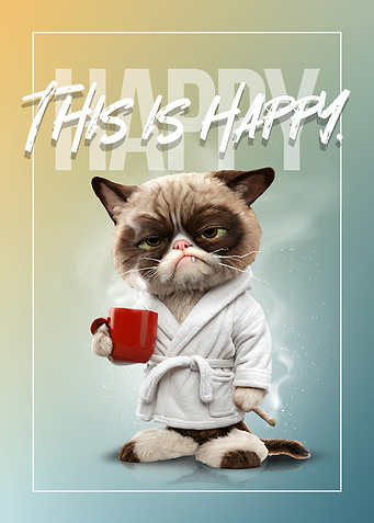 Grumpy Cat This Is Happy