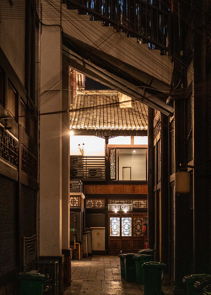 Narrow Alleyway in China