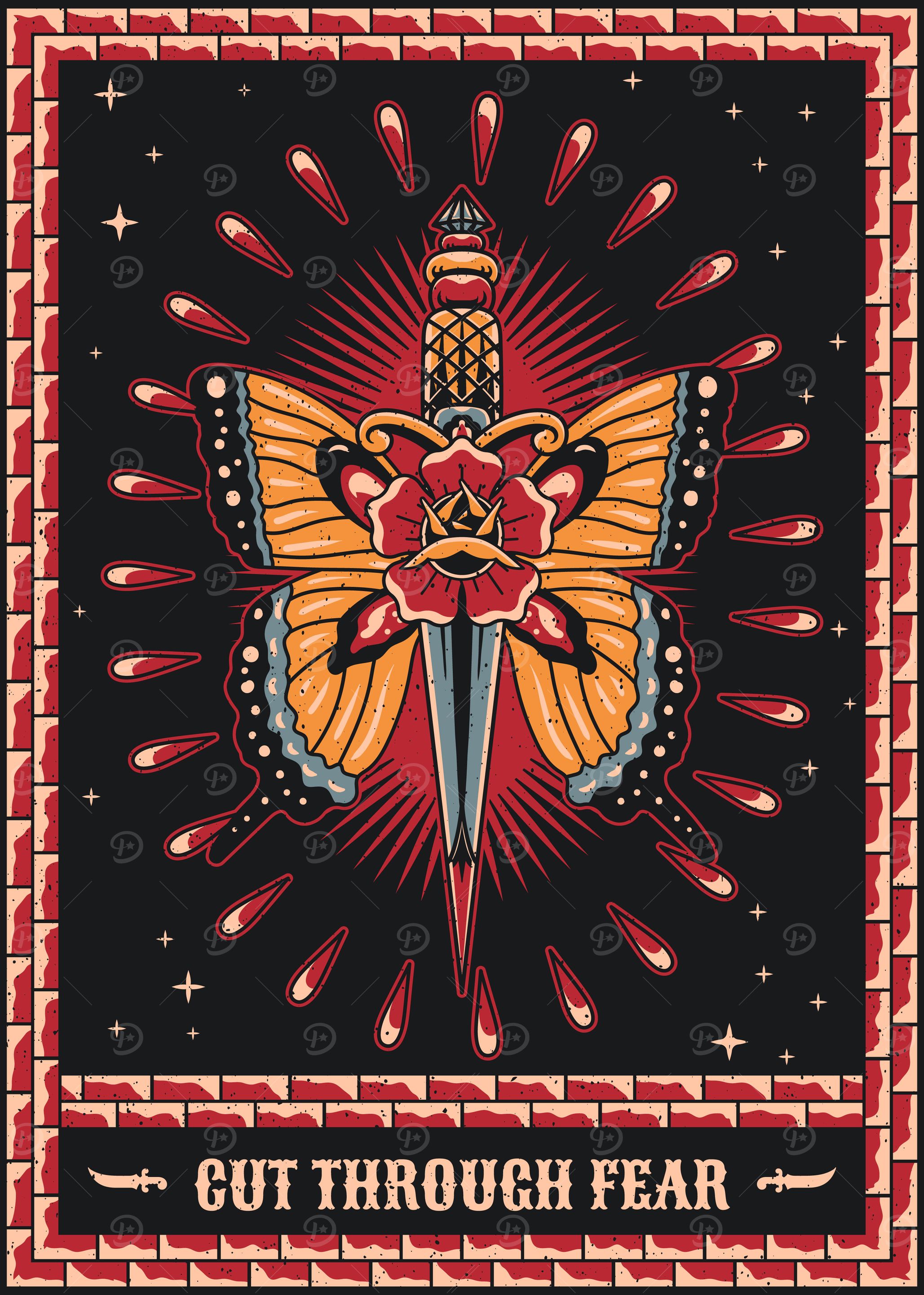 Cut Through Fear Art