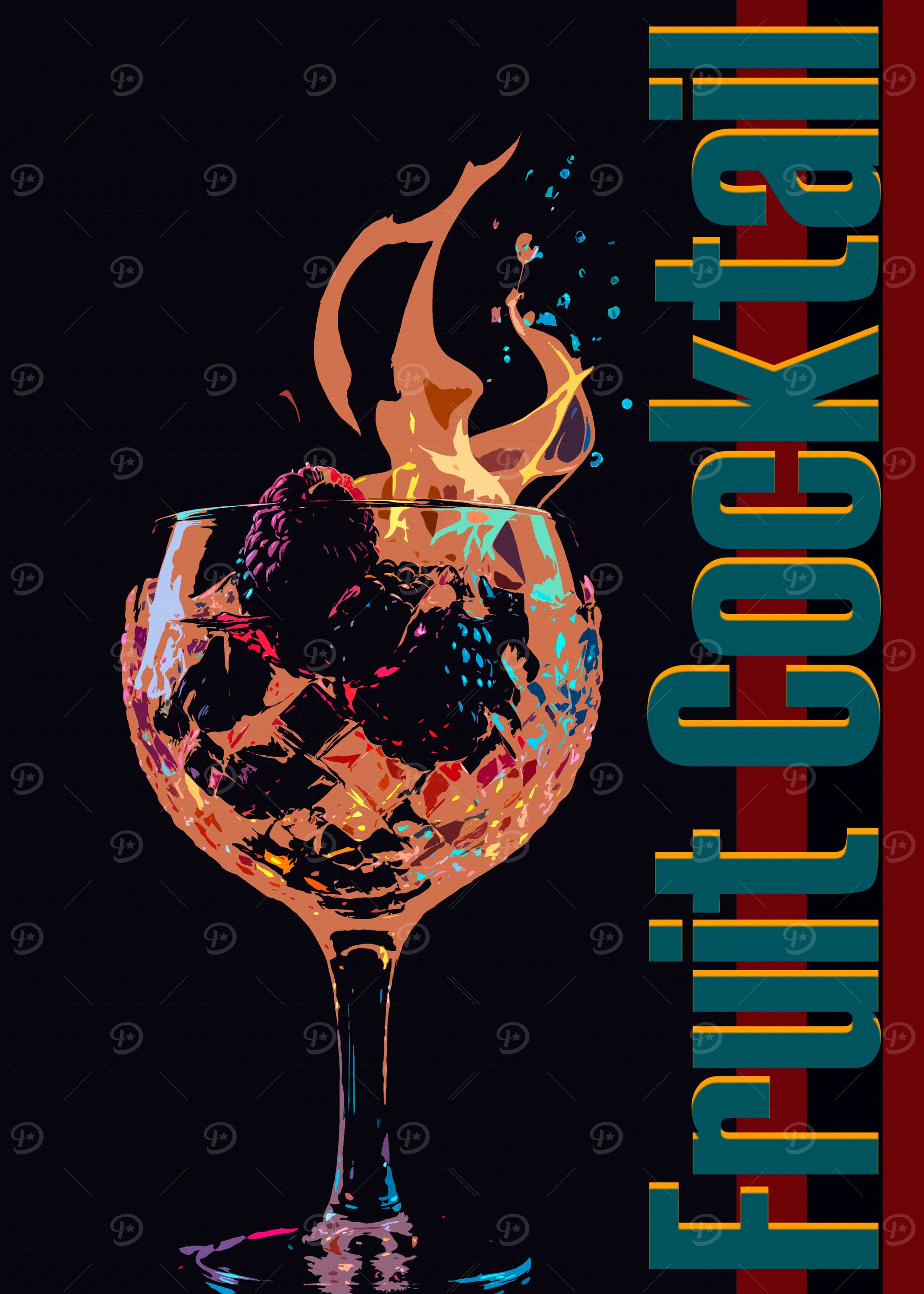 Fruit Cocktail Poster