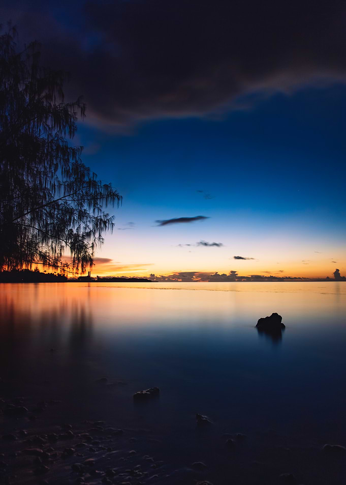 Tranquil Sunset Seascape