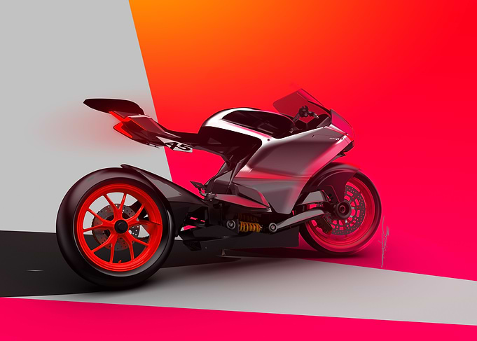 Silver Sportbike Concept