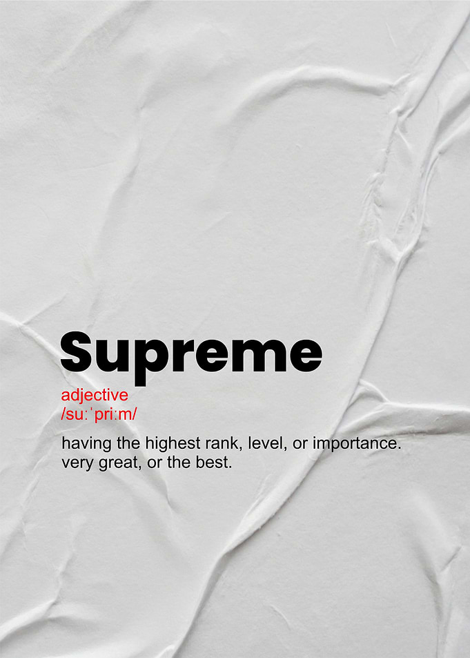 Supreme Definition Poster