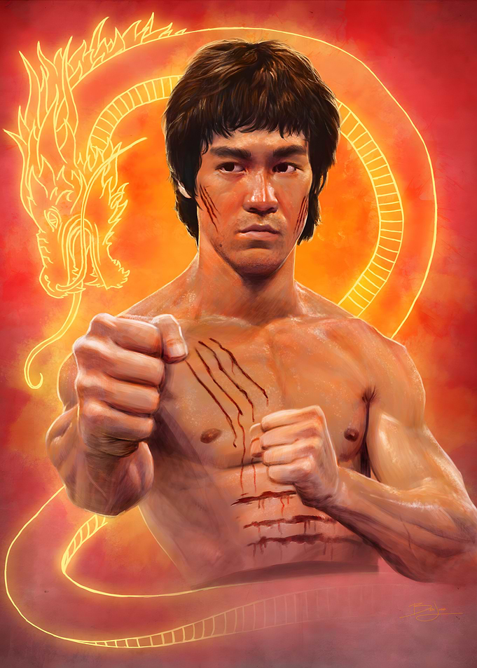Bruce Lee Dragon Art