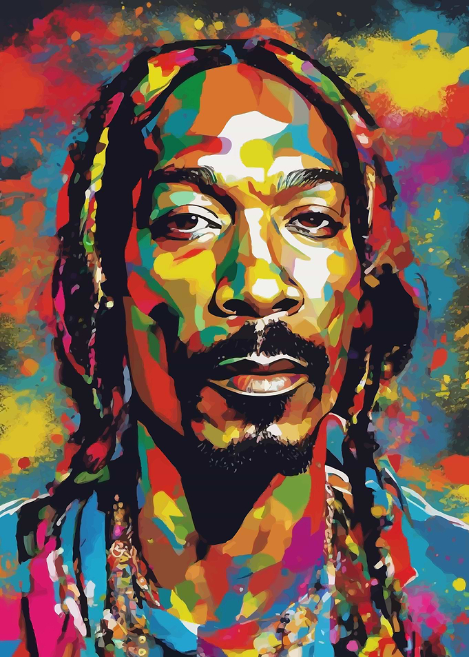 Snoop Dogg Pop Art Portrait