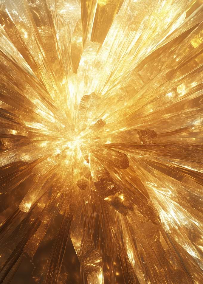 Golden Crystal Burst