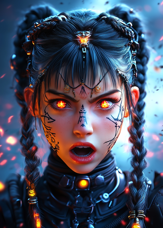Cyberpunk Warrior