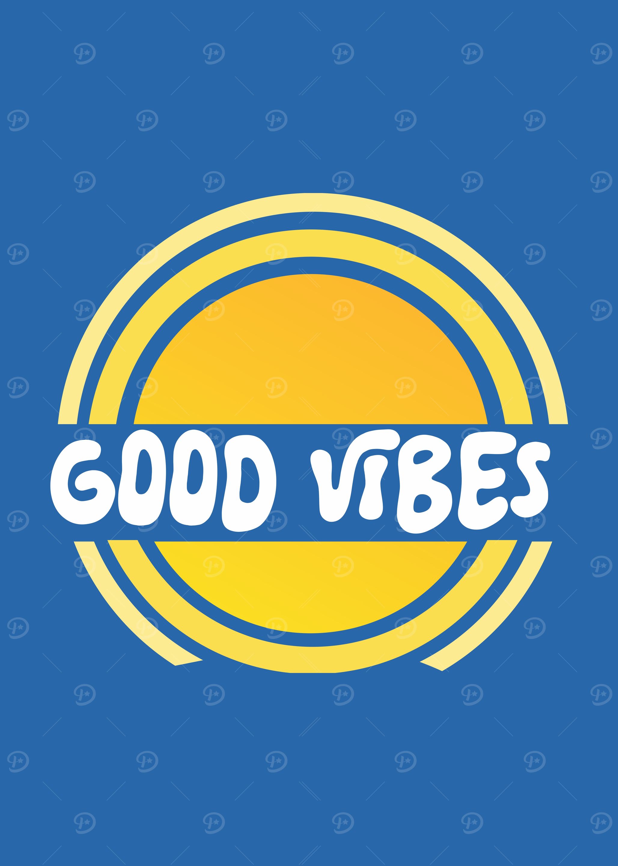 Good Vibes Sun Graphic