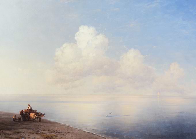 Seascape with Figures