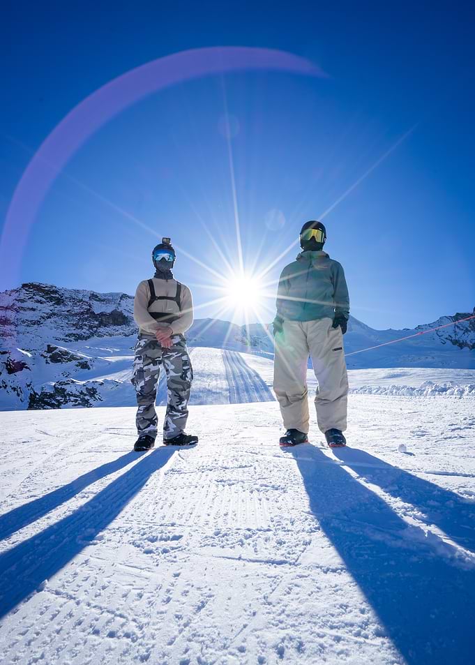 Snowboarding Friends