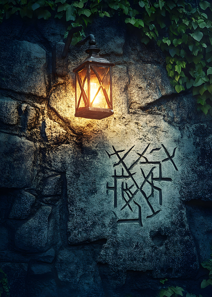 Surrealism The Lanterns Secret Poster Art
