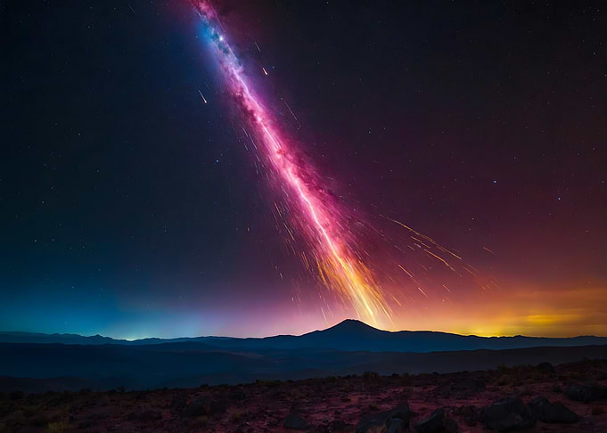 Milky Way Night Sky