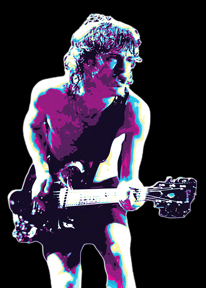 Agus Young Rock Star Guitarist