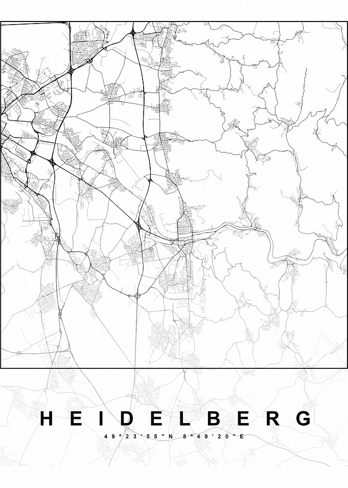 Heidelberg City Map