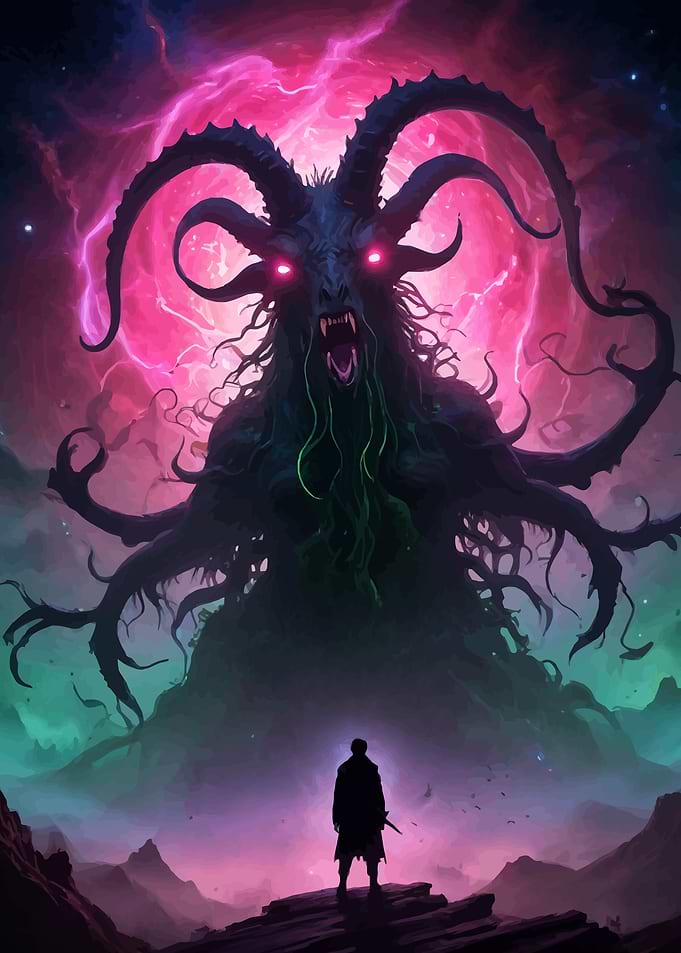 Shub Niggurath Demonic Creature Art