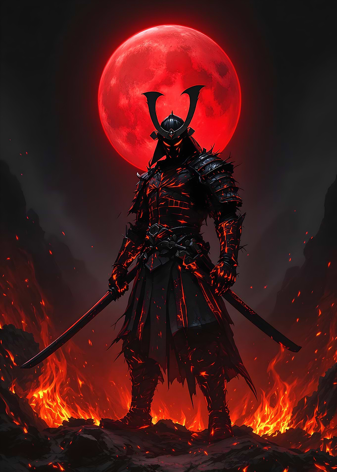 Samurai in Flames