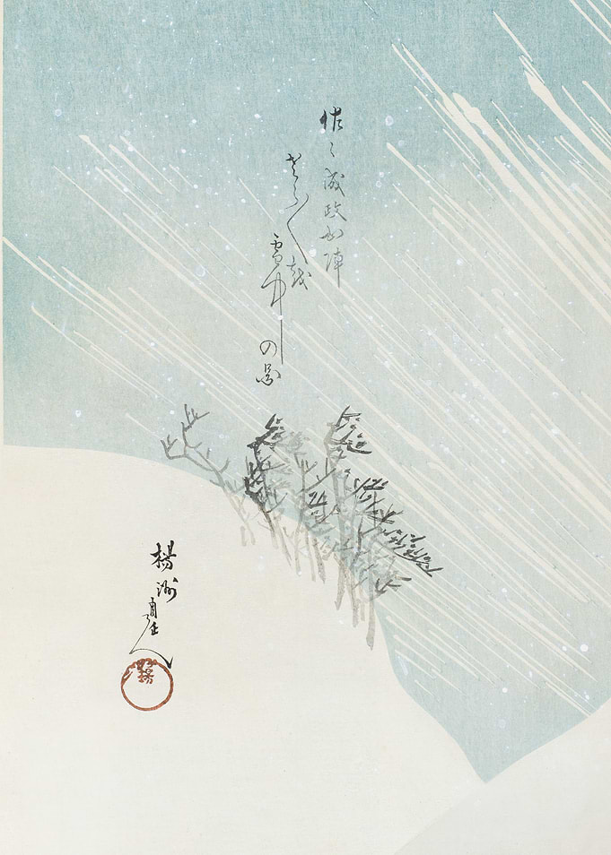 Snowfall in the Mountains