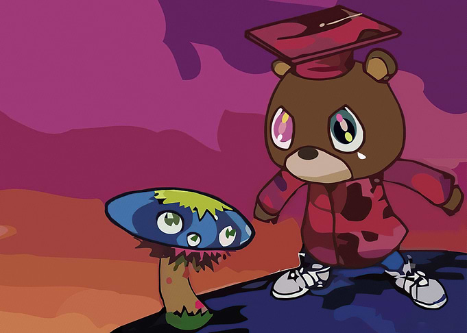 kanye west Graduation Bear