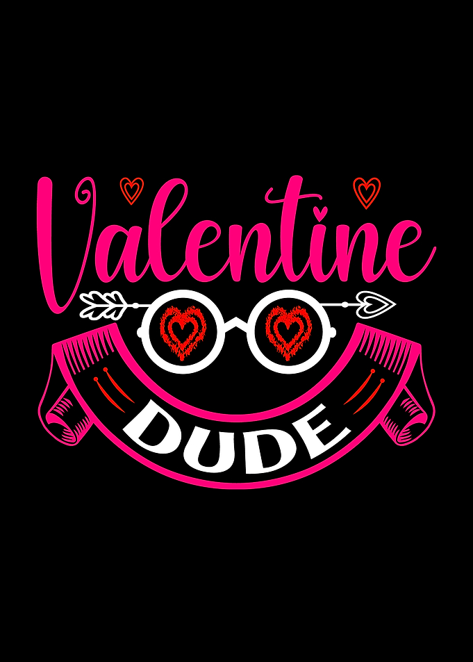 Valentine Dude Graphic