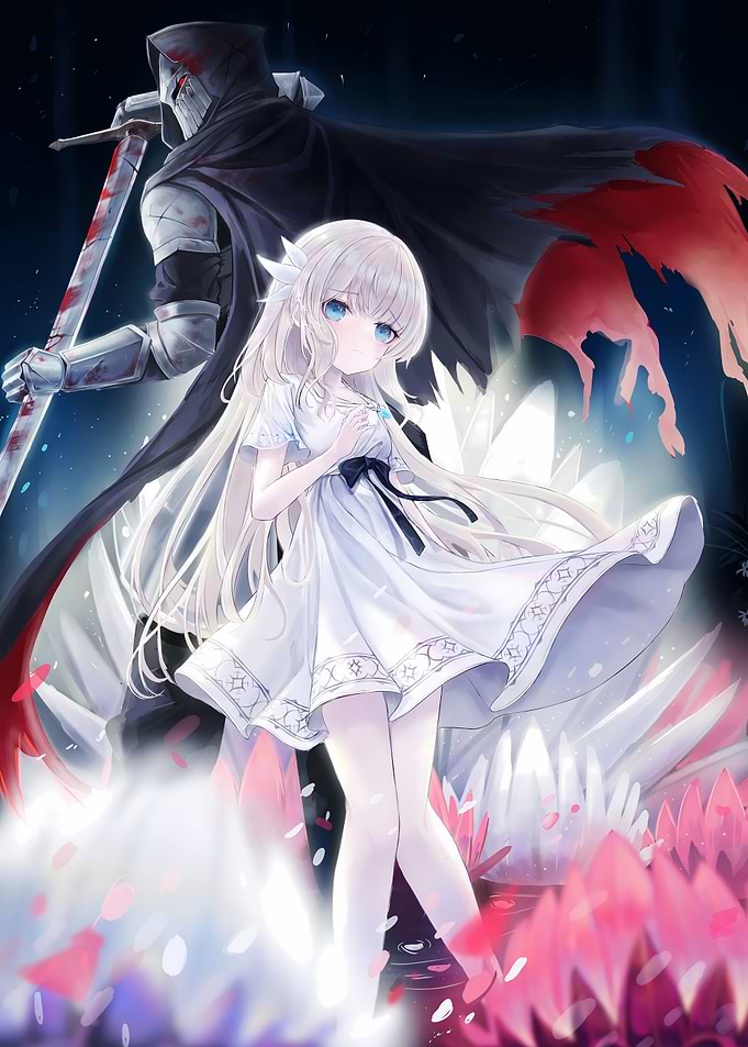 Anime Girl and Knight